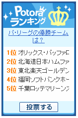 ���N�̃v���싅�A���Ȃ������N��������`�[���́H   �A���P�[�g���{���F2009/3/27�@�Q���l���F50,051��   �y100���l�ɂ��Ȃ�قǃ����L���OPotora���ׁz