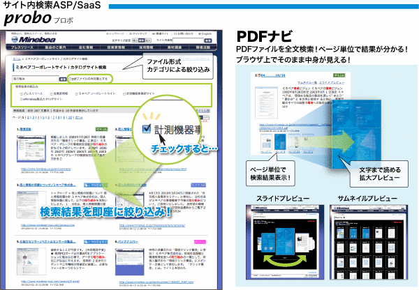 �~�l�x�A���AWeb�T�C�g�̌����@�\�����V�IBST�́uprobo�i�v���{�j�v�𓱓����āu���₷���v�u�T���₷���v�T�C�g�������������IPDF�����E�{���̃��[�U�r���e�B������I