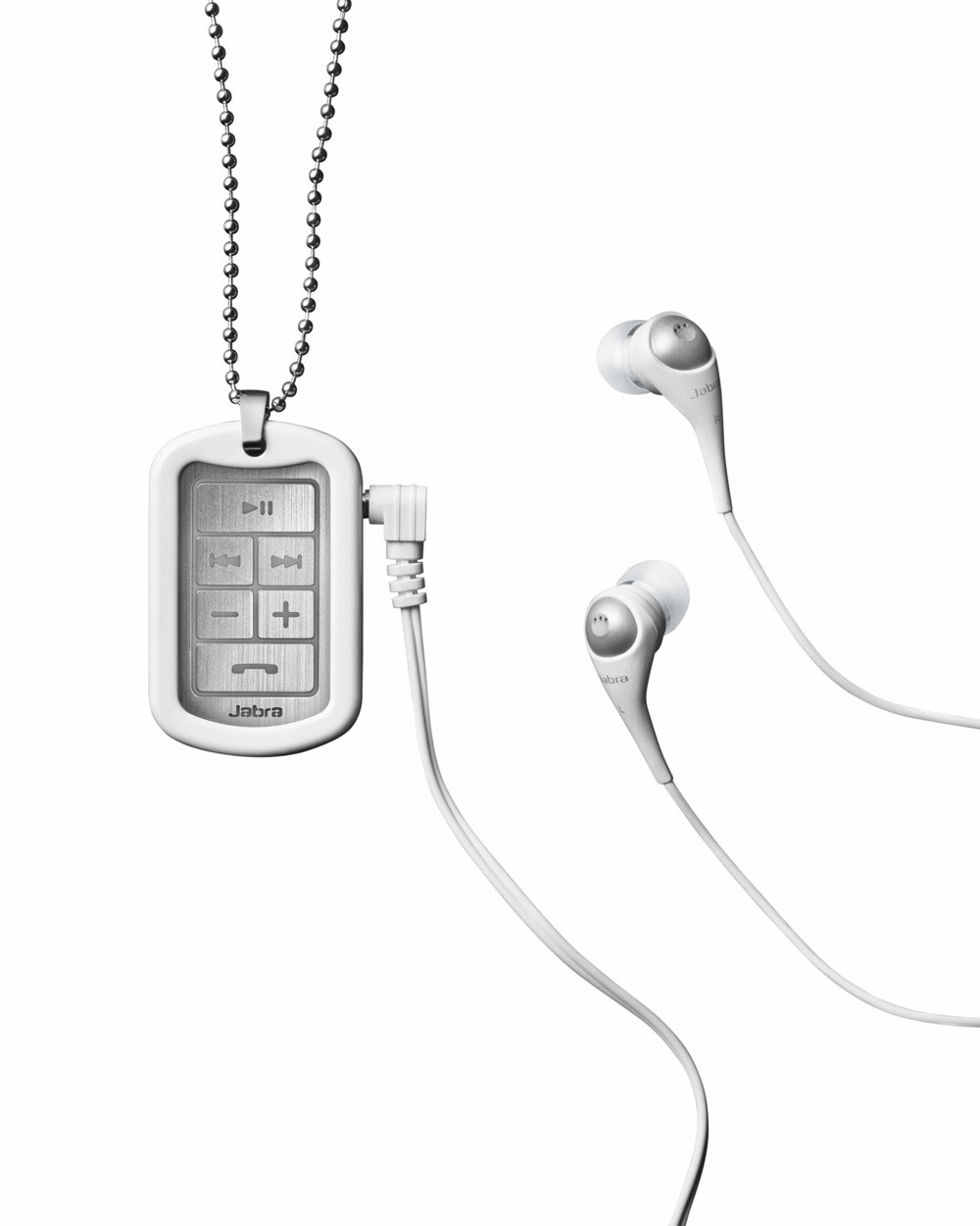 �z���C�g�J���[�E�y���_���g�X�^�C����Bluetooth�X�e���I�w�b�h�Z�b�g�V���i�uJabra STREET White�v�A7��9���i���j����